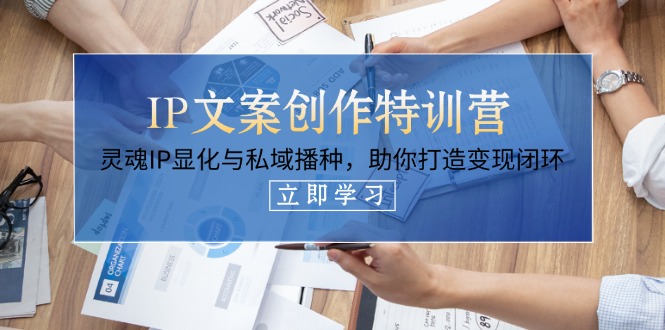 （14330期）IP文案创作特训营，灵魂IP显化与私域播种，助你打造变现闭环（14节课）-爱上资源站