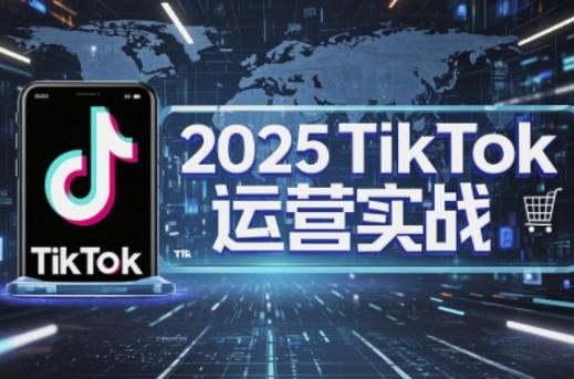 2025TikTok电商运营，掌握TikTok店铺运营核心技巧，实现低成本高转化-爱上资源站