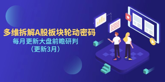 （14213期）多维拆解A股板块轮动密码，每月更新大盘前瞻研判（更新3月）-爱上资源站